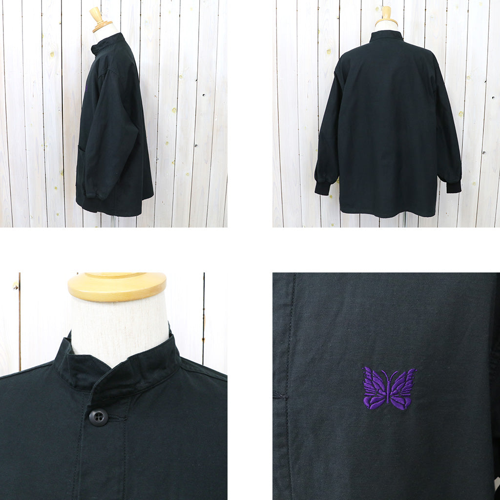 Needles『S.C.Army Shirt-Back Sateen』(Black) – Reggieshop