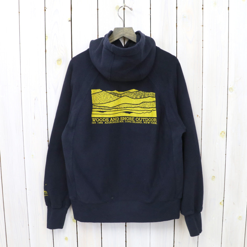 ENGINEERED GARMENTS : Raglan Hoodie-Ride (Navy)