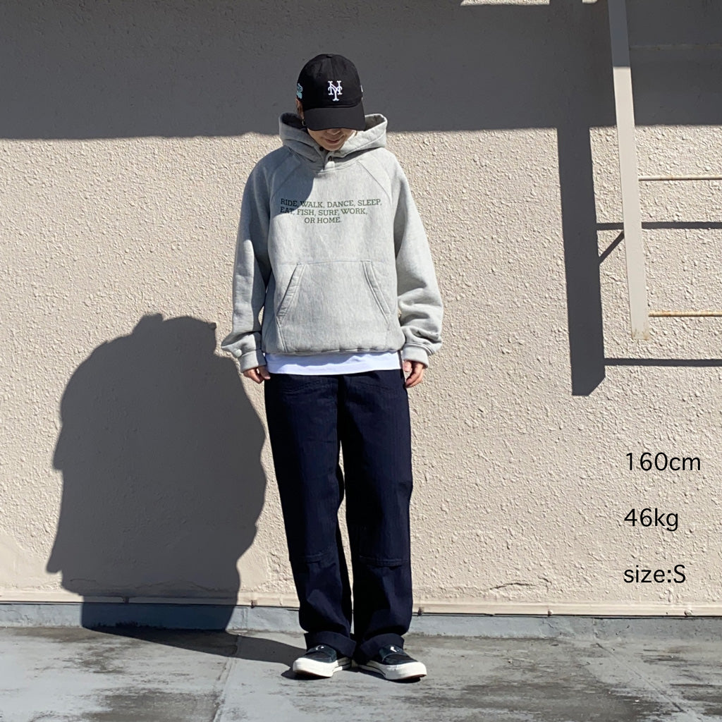 ENGINEERED GARMENTS : Raglan Hoodie-Ride (H.Grey)
