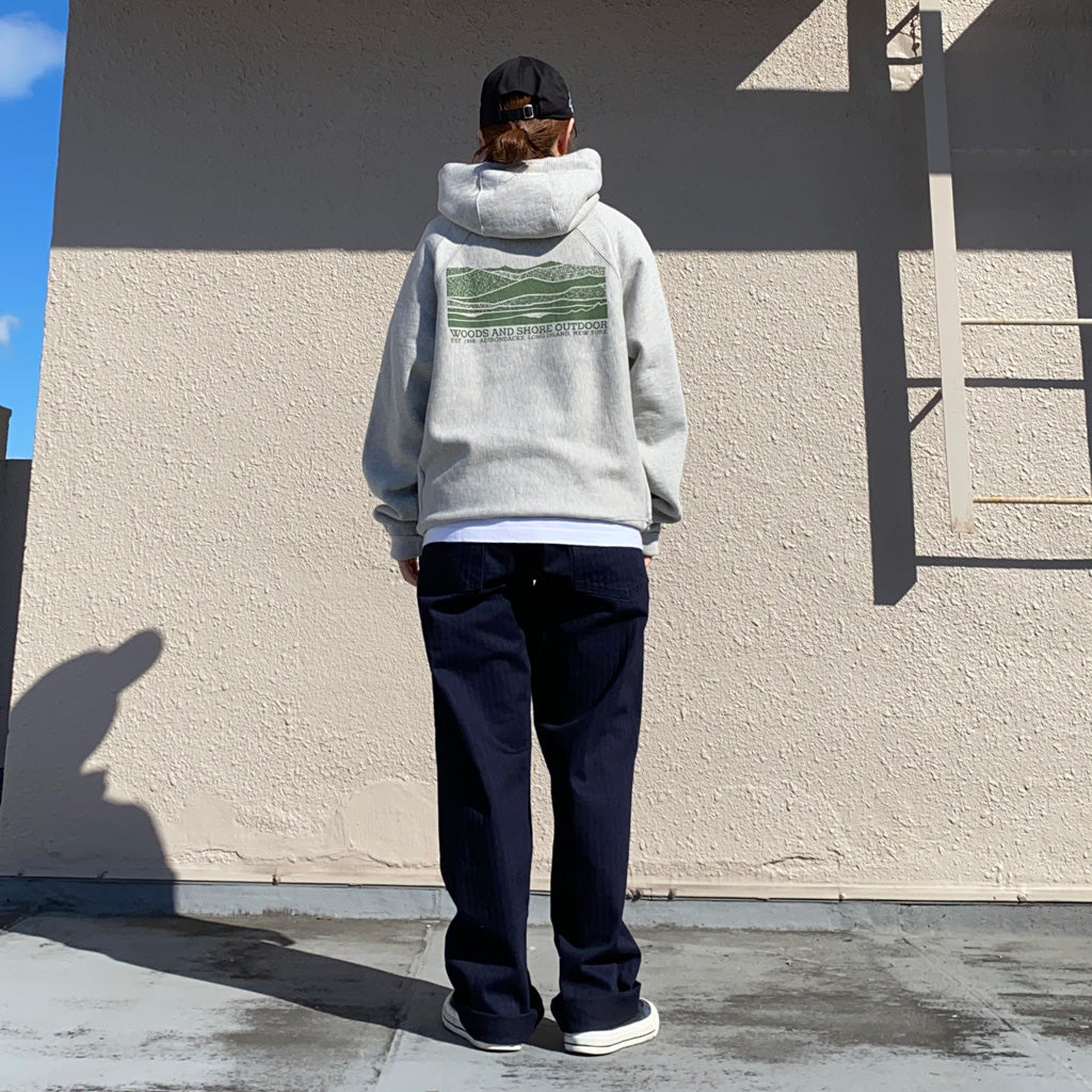 ENGINEERED GARMENTS : Raglan Hoodie-Ride (H.Grey)