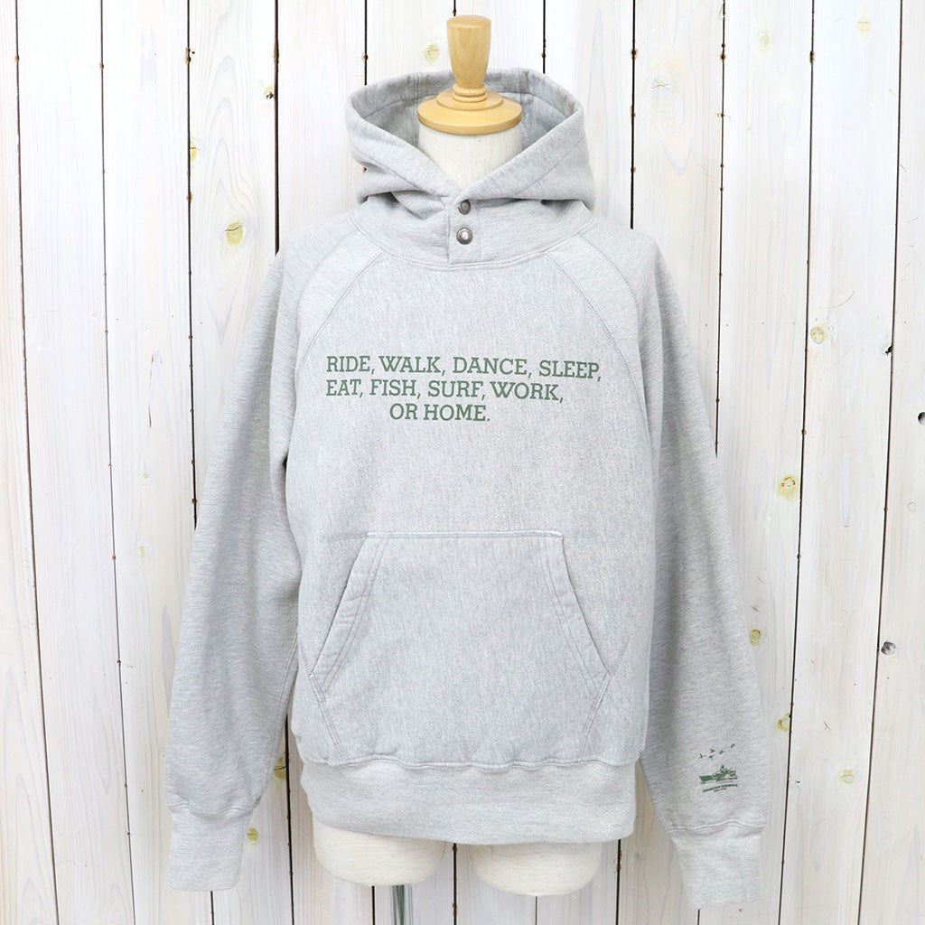 ENGINEERED GARMENTS : Raglan Hoodie-Ride (H.Grey)