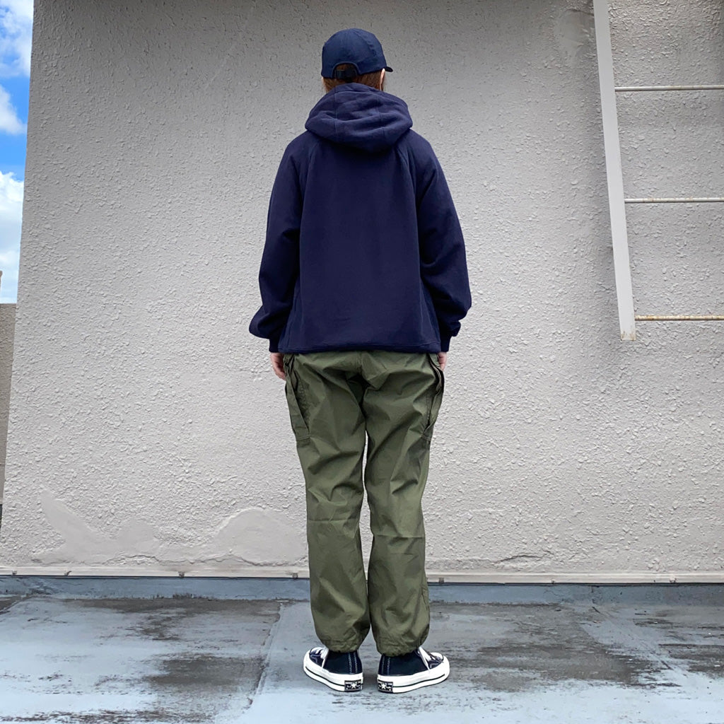 ENGINEERED GARMENTS : Raglan Hoodie-Woods (Navy)
