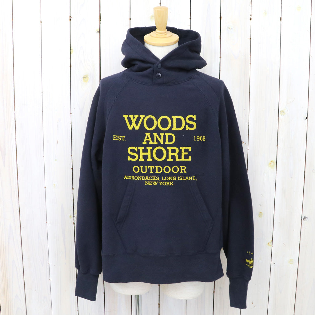 ENGINEERED GARMENTS : Raglan Hoodie-Woods (Navy)
