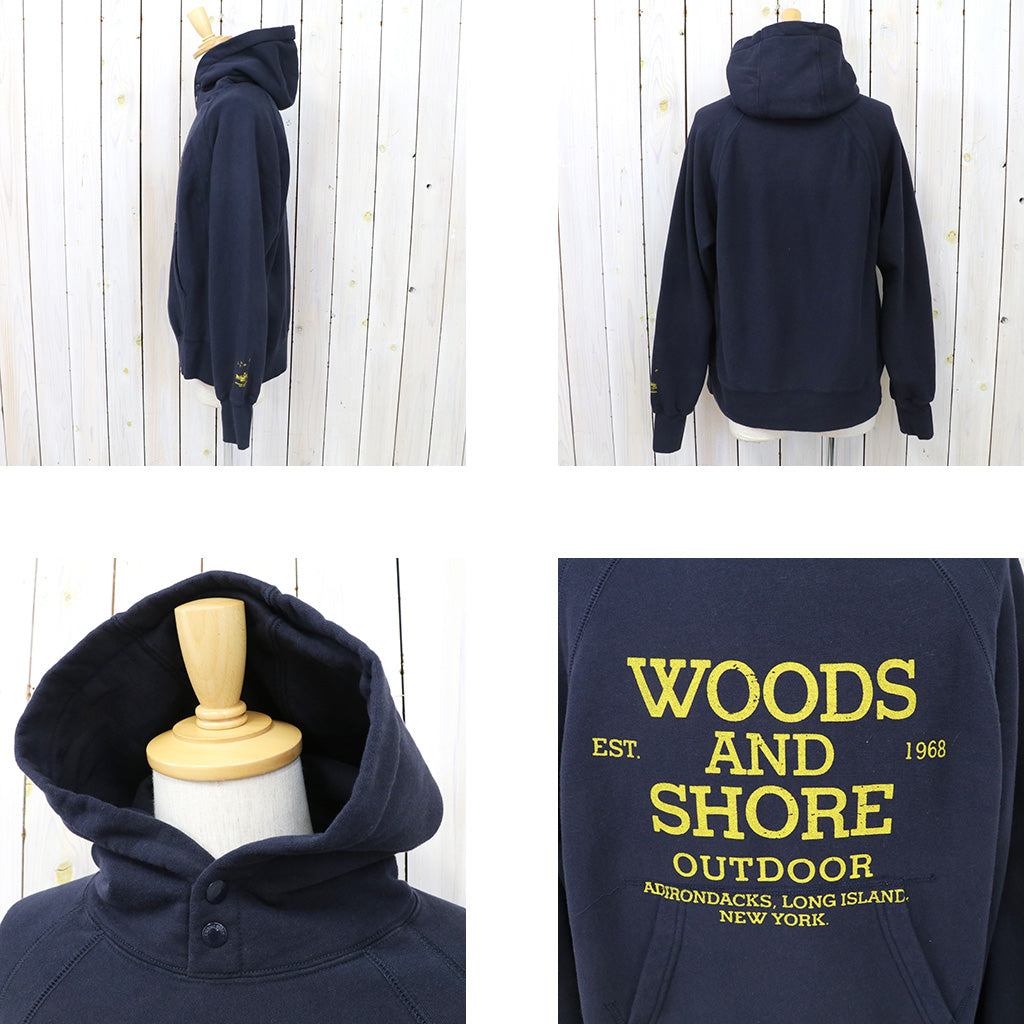 ENGINEERED GARMENTS : Raglan Hoodie-Woods (Navy)
