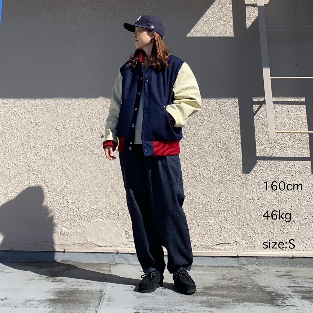 ENGINEERED GARMENTS×Albion : Varsity Jacket (Navy)