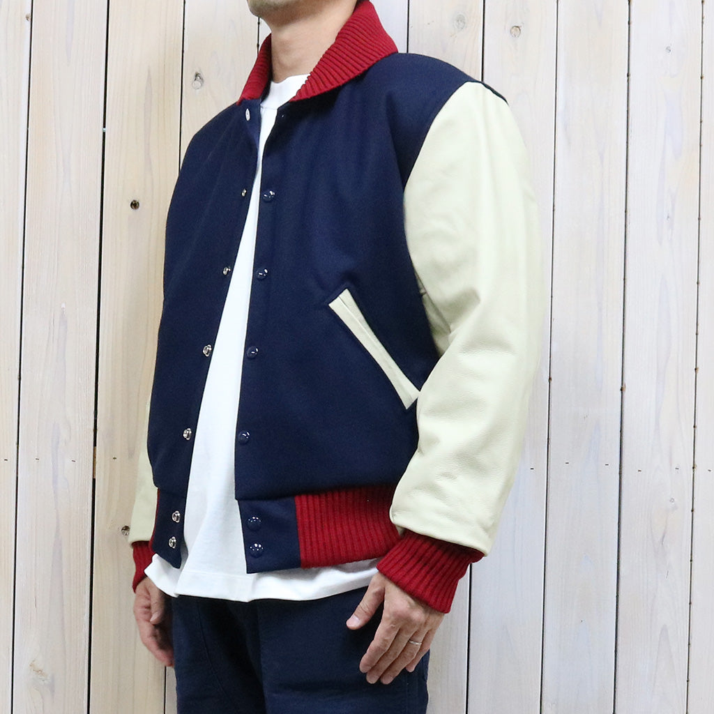 ENGINEERED GARMENTS×Albion : Varsity Jacket (Navy) – Reggieshop