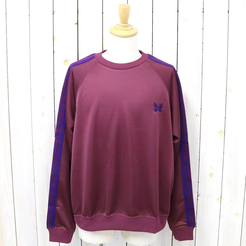 Needles『Track Crew Neck Shirt-Poly Smooth』(Wine)