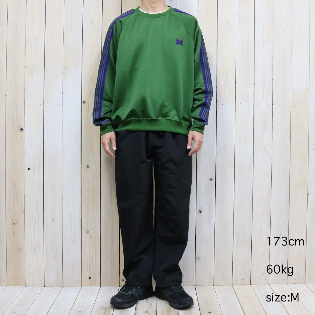 Needles『Track Crew Neck Shirt-Poly Smooth』(Ivy Green)