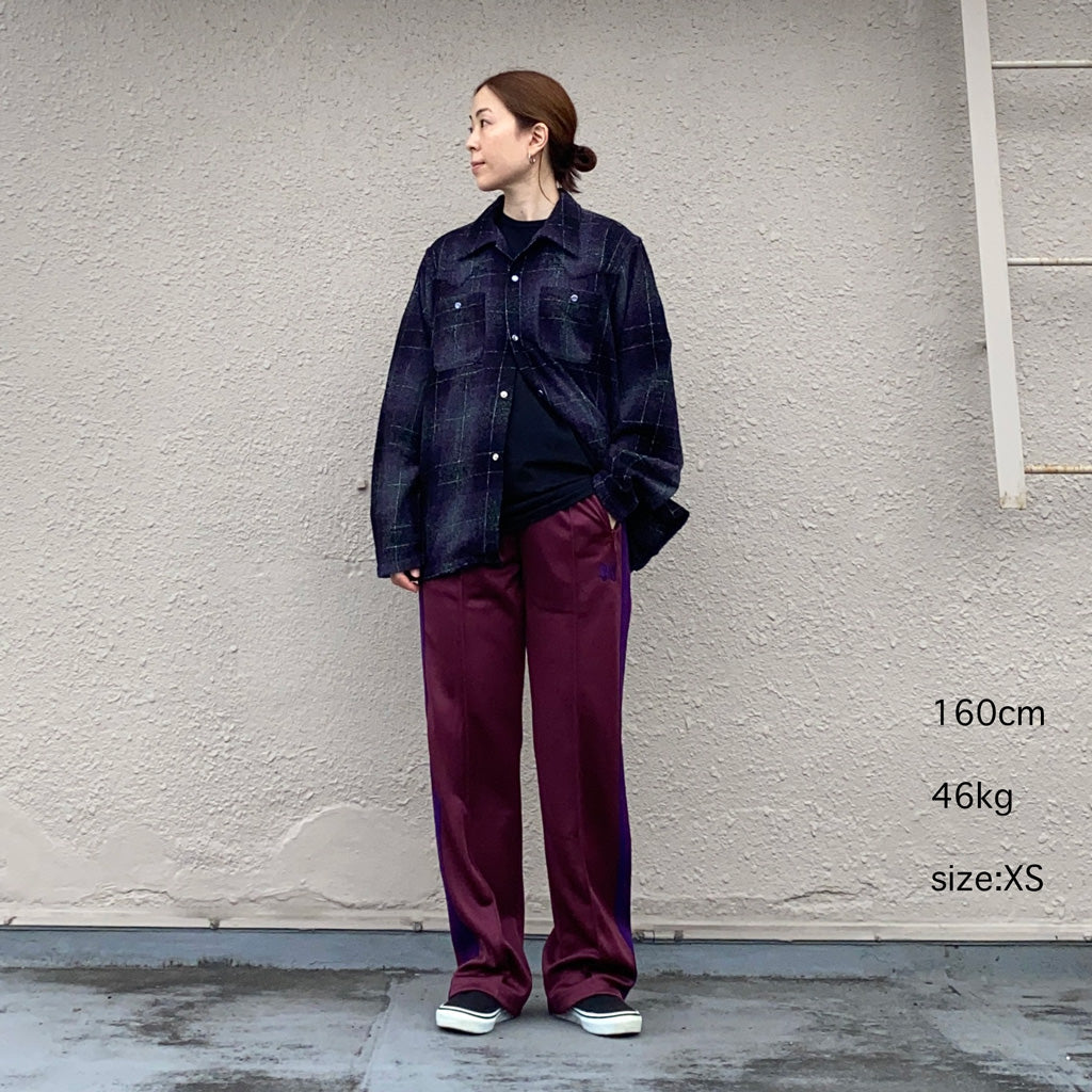 Needles『Track Pant-Poly Smooth』(Wine)