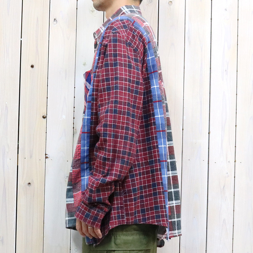 Rebuild by Needles『Flannel Shirt->7 Cuts Wide Shirt』(Assorted-B)