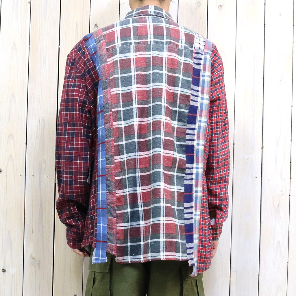 Rebuild by Needles『Flannel Shirt->7 Cuts Wide Shirt』(Assorted-B)