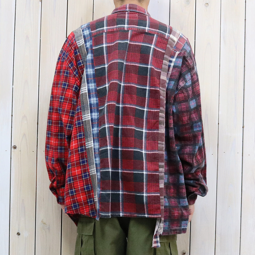 Rebuild by Needles『Flannel Shirt->7 Cuts Wide Shirt』(Assorted-G