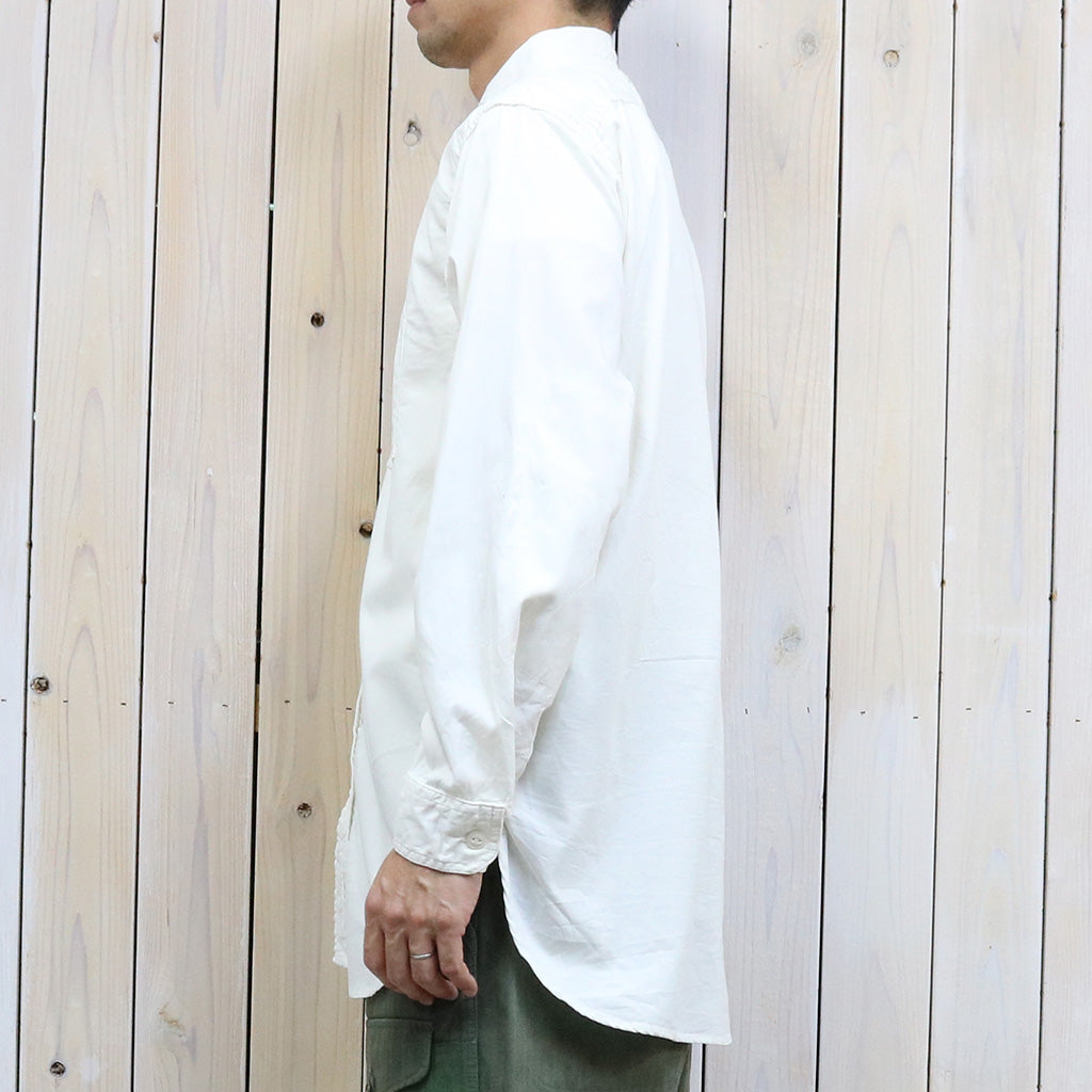 ENGINEERED GARMENTS : Work Shirt-Cotton Micro Sanded Twill (Ivory)