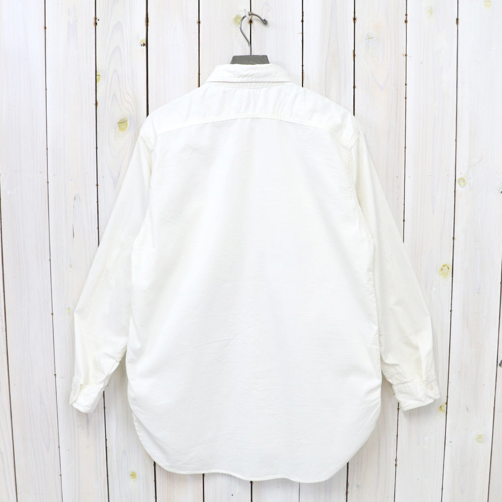 ENGINEERED GARMENTS : Work Shirt-Cotton Micro Sanded Twill (Ivory)