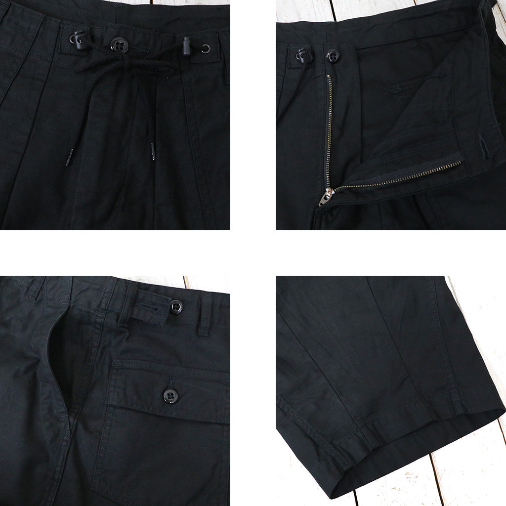 Needles『H.D. Pant-Fatigue』(Black)