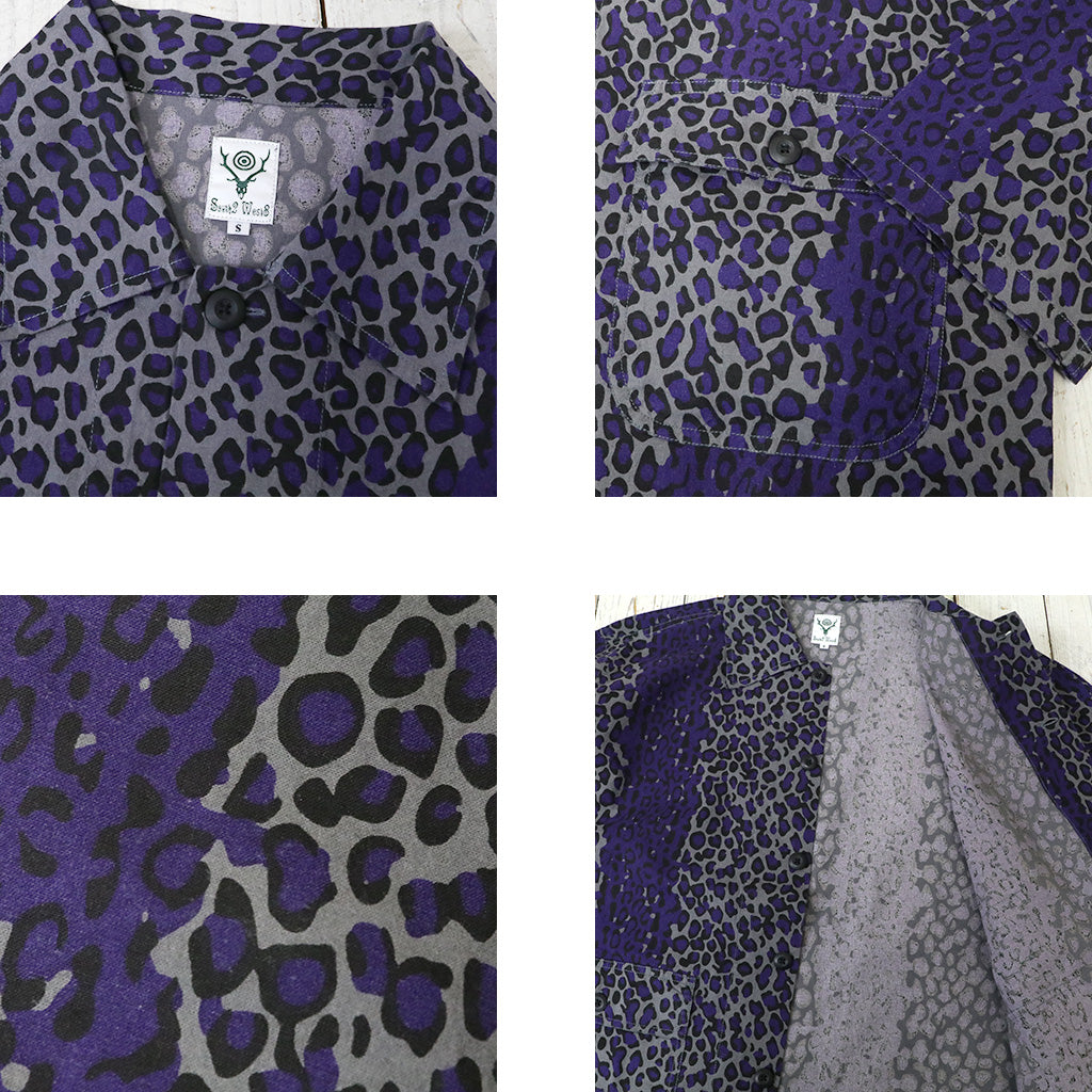 SOUTH2 WEST8『Hunting Shirt-Flannel Cloth/Printed』(Leopard)