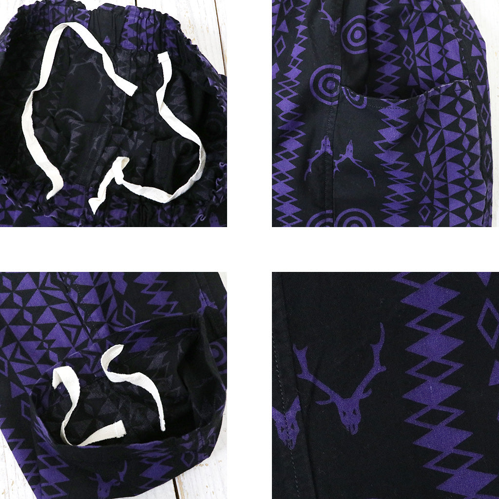 SOUTH2 WEST8『Army String Pant-Flannel Cloth/Printed』(Skull&Target)