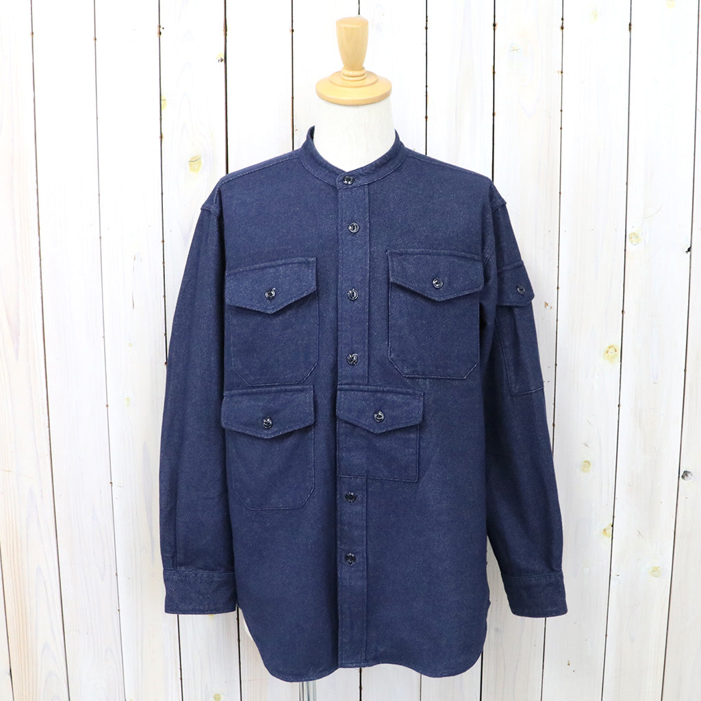 ENGINEERED GARMENTS : North Western Shirt-Cotton Denim Flannel