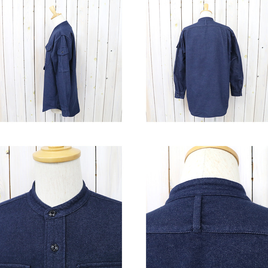ENGINEERED GARMENTS : North Western Shirt-Cotton Denim Flannel