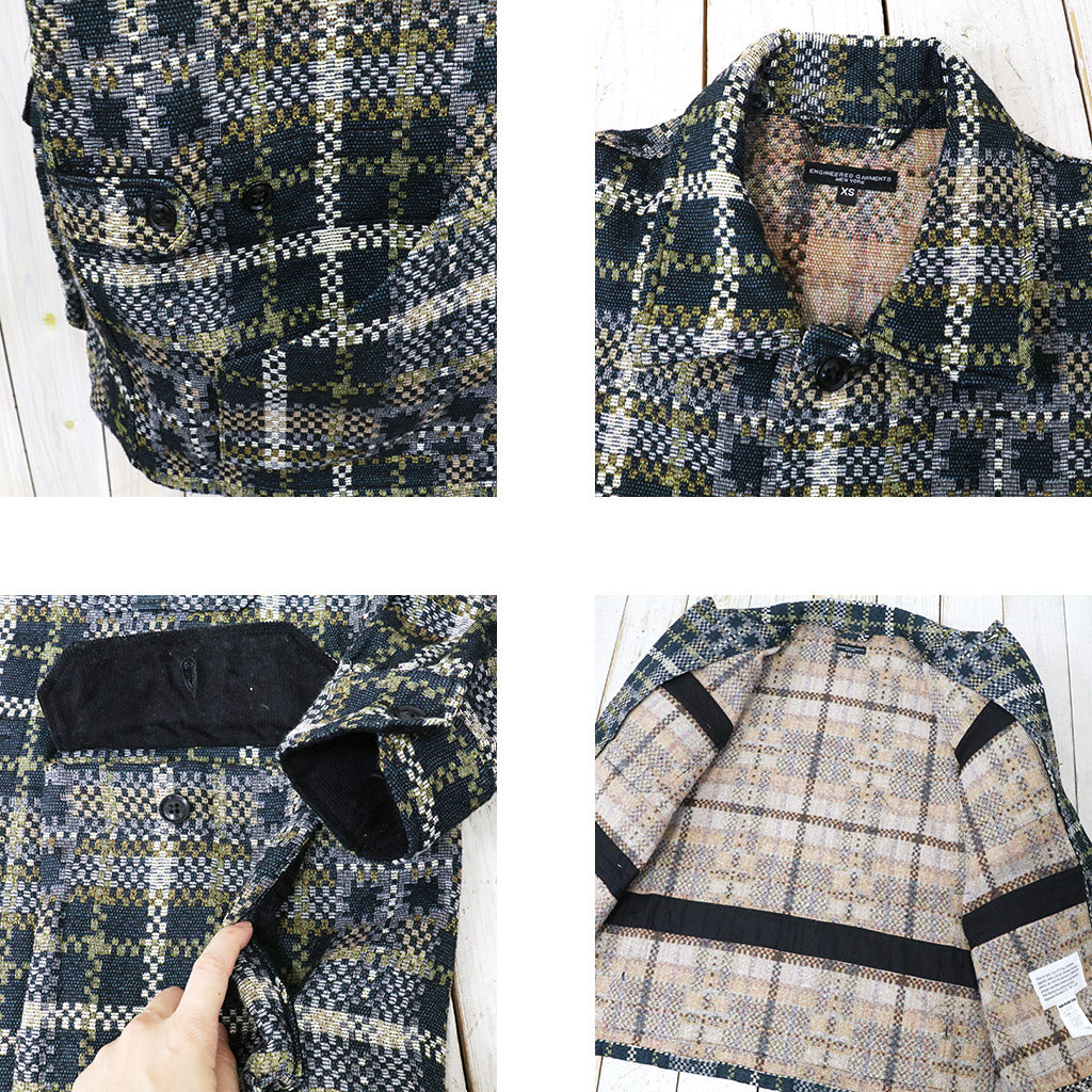 ENGINEERED GARMENTS : Suffolk Shirt Jacket-Cotton Acrylic Old Plaid