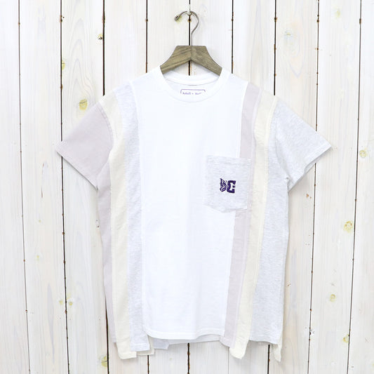 【SALE50%OFF】Rebuild by Needles×DC SHOES『7 Cut S/S Tee-Solid/Fade』(Ivory)