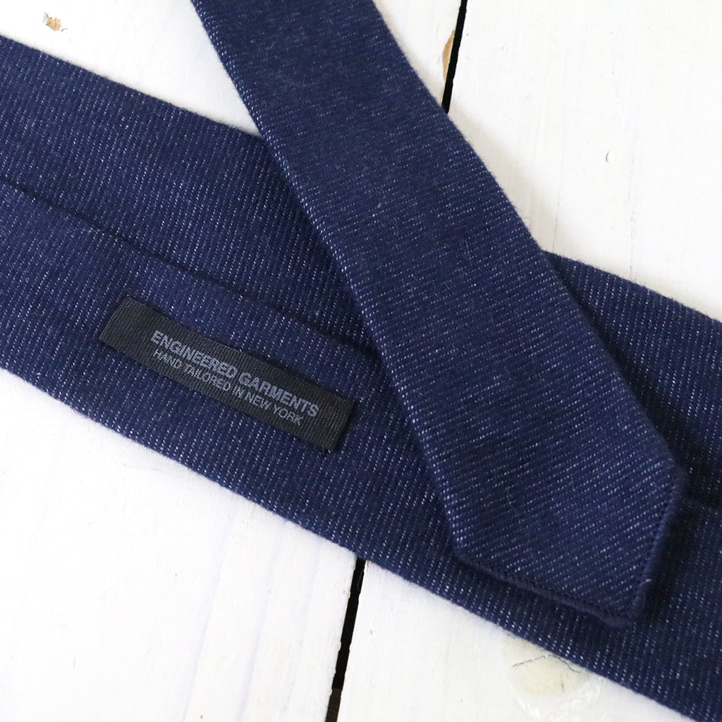 ENGINEERED GARMENTS : Neck Tie-Cotton Denim Flannel