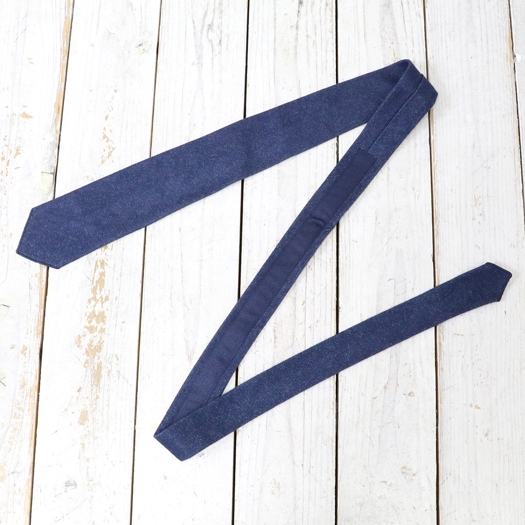 ENGINEERED GARMENTS : Neck Tie-Cotton Denim Flannel