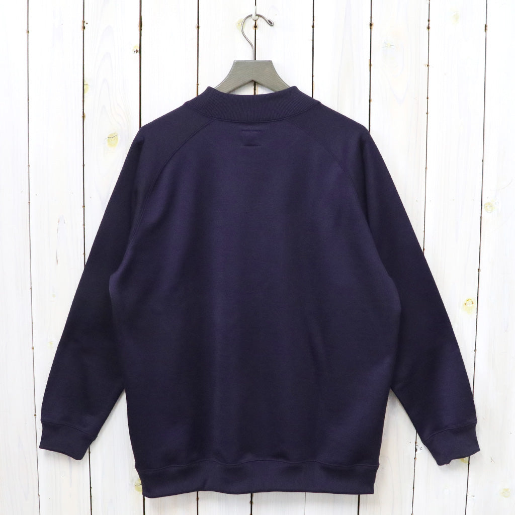 Needles『L/S Mock Neck Tee-C/PE Bright Jersey』(Eggplant)