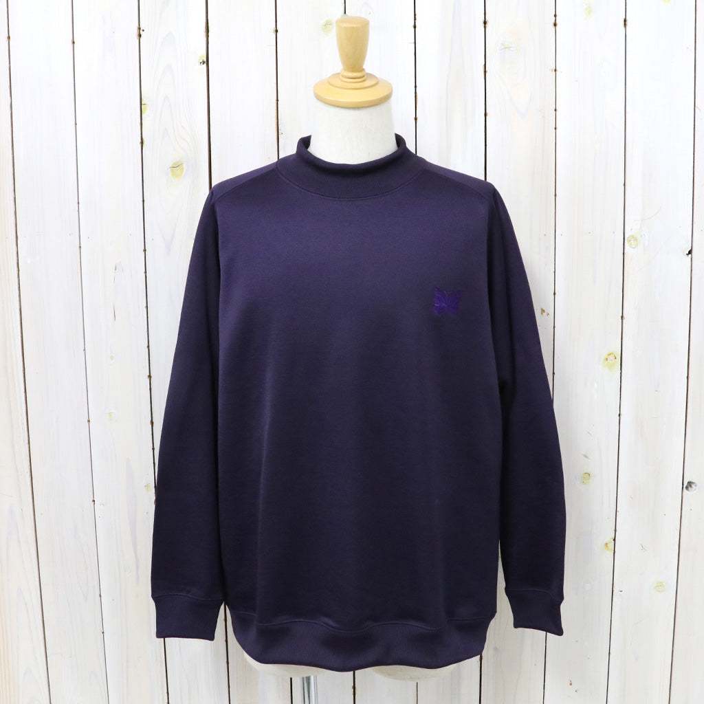 Needles『L/S Mock Neck Tee-C/PE Bright Jersey』(Eggplant)