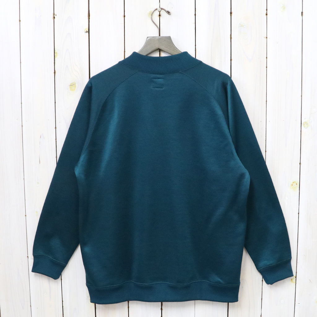 Needles『L/S Mock Neck Tee-C/PE Bright Jersey』(Jasper Green)