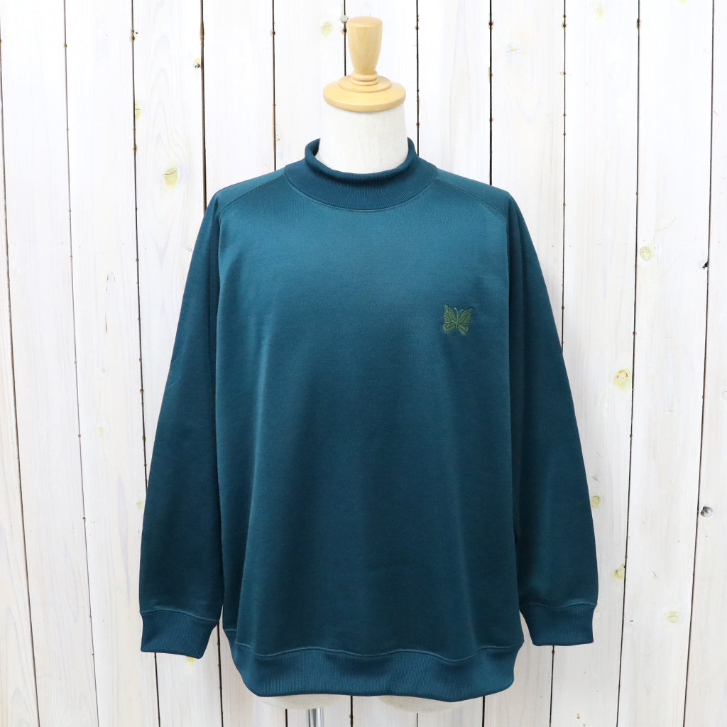 Needles『L/S Mock Neck Tee-C/PE Bright Jersey』(Jasper Green)