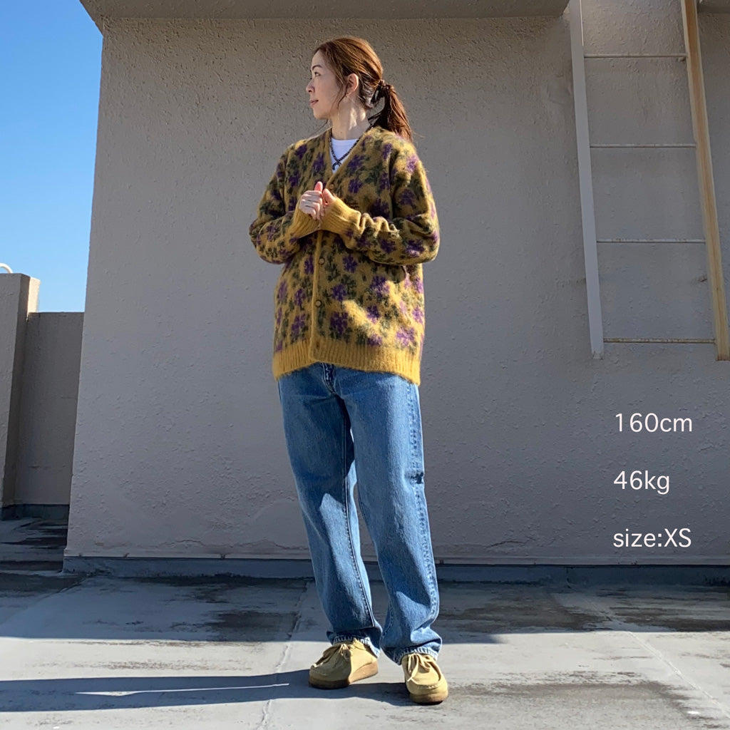 Needles『Mohair Cardigan-Flower』(Yellow)