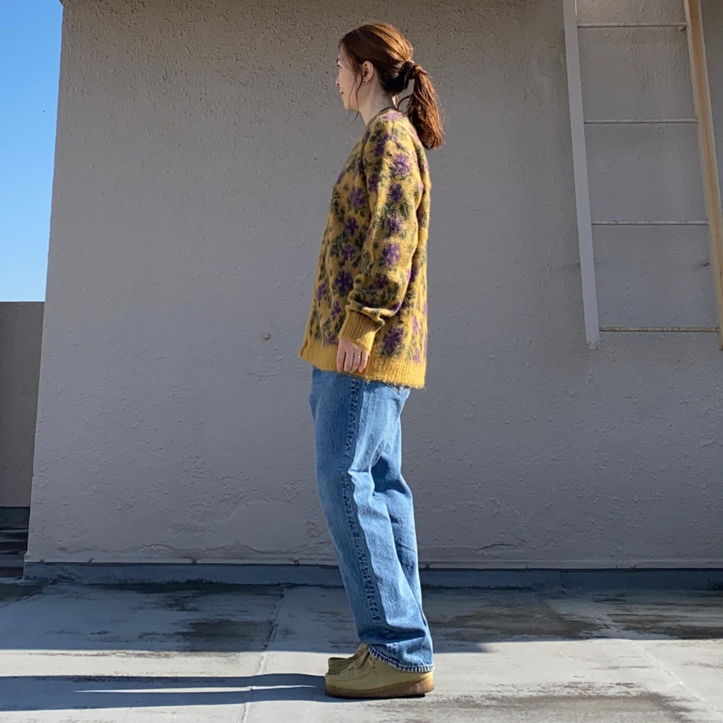 Needles『Mohair Cardigan-Flower』(Yellow)