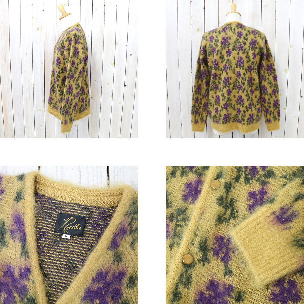 Needles『Mohair Cardigan-Flower』(Yellow)