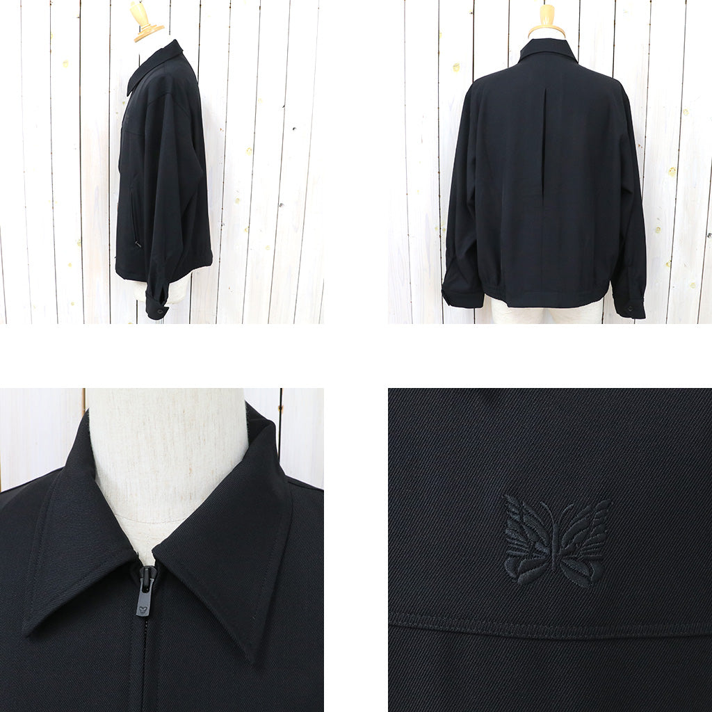 Needles『Sport Jacket-PE/R/PU Cavalry Twill』(Black)