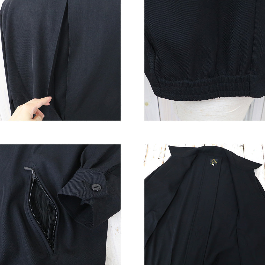 Needles『Sport Jacket-PE/R/PU Cavalry Twill』(Black)