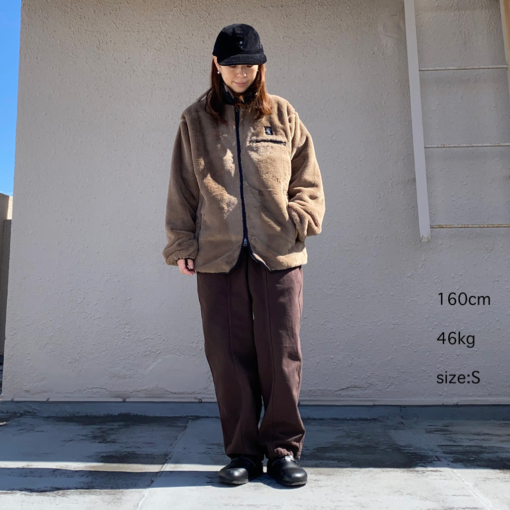 SOUTH2 WEST8『Piping Jacket-Micro Fur』(Brown)