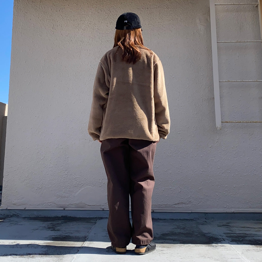 SOUTH2 WEST8『Piping Jacket-Micro Fur』(Brown)