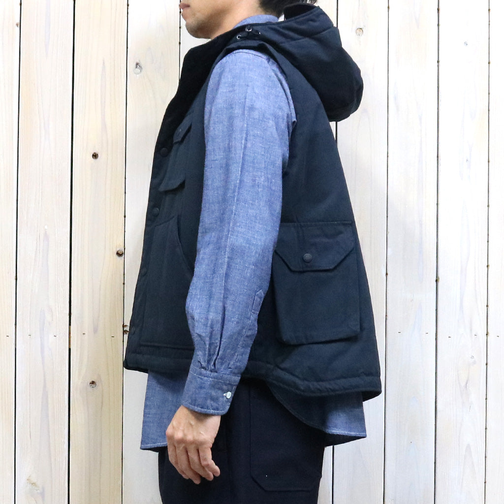 ENGINEERED GARMENTS : Field Vest-PC Coated Cloth (Dk.Navy)