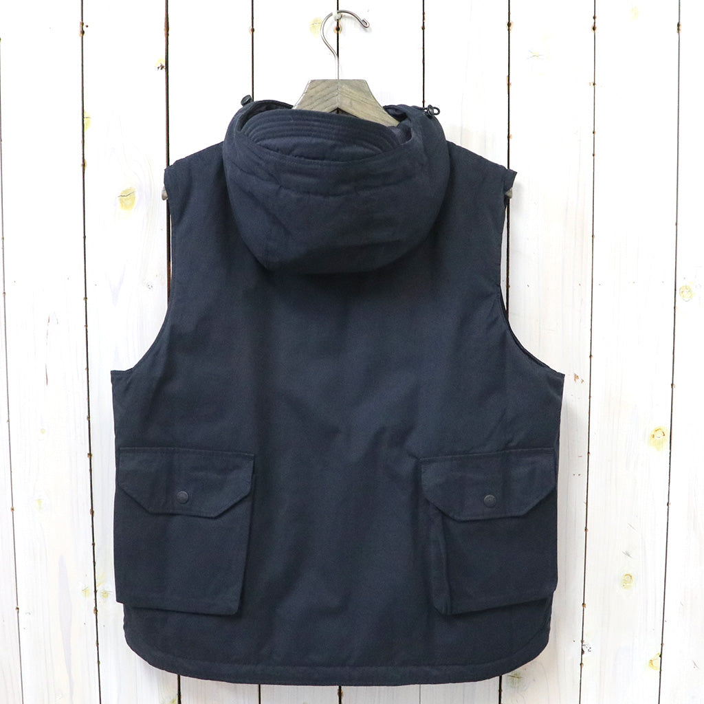 ENGINEERED GARMENTS : Field Vest-PC Coated Cloth (Dk.Navy)