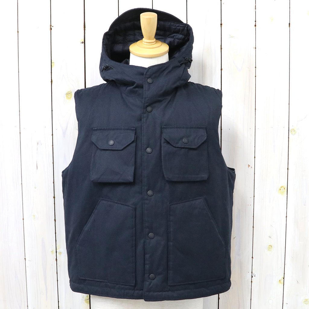 ENGINEERED GARMENTS : Field Vest-PC Coated Cloth (Dk.Navy)