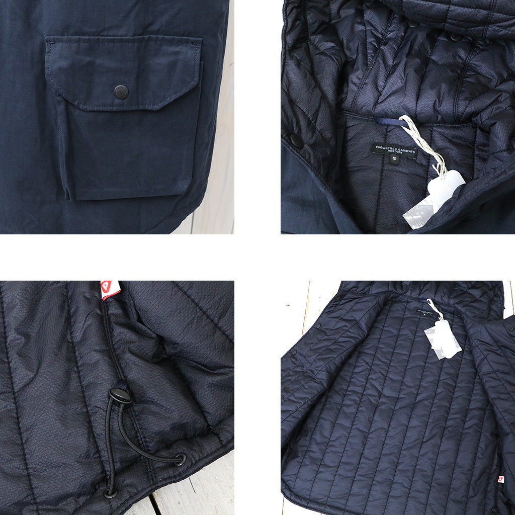 ENGINEERED GARMENTS : Field Vest-PC Coated Cloth (Dk.Navy)