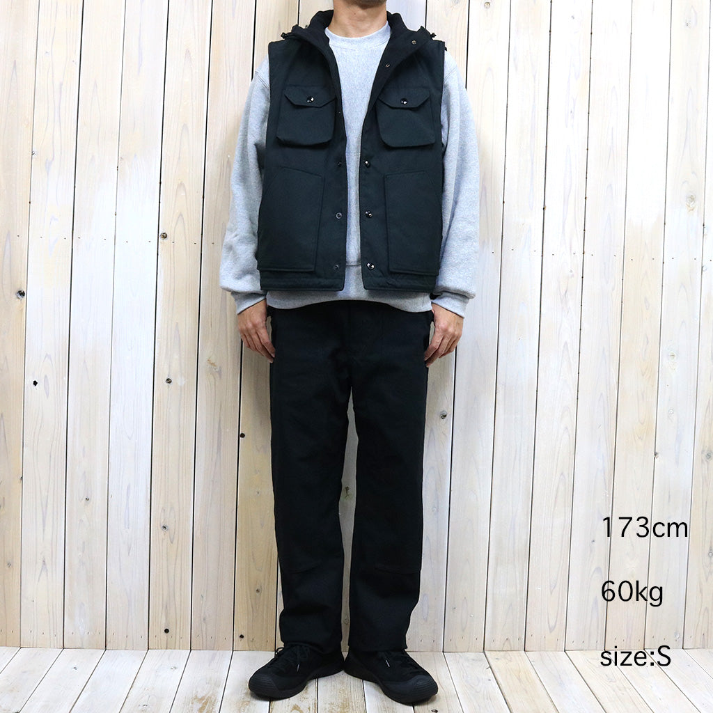 ENGINEERED GARMENTS : Field Vest-PC Poplin (Black)