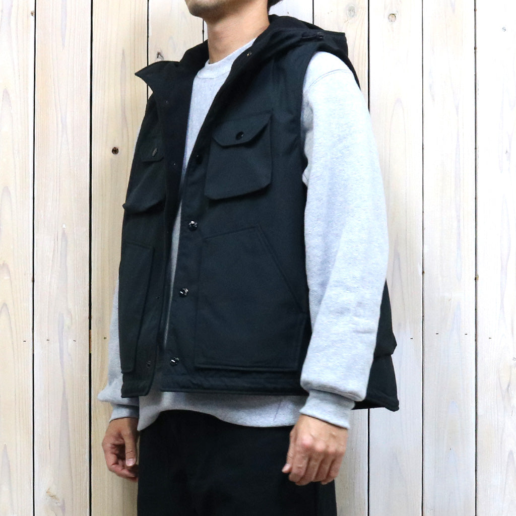 ENGINEERED GARMENTS : Field Vest-PC Poplin (Black)