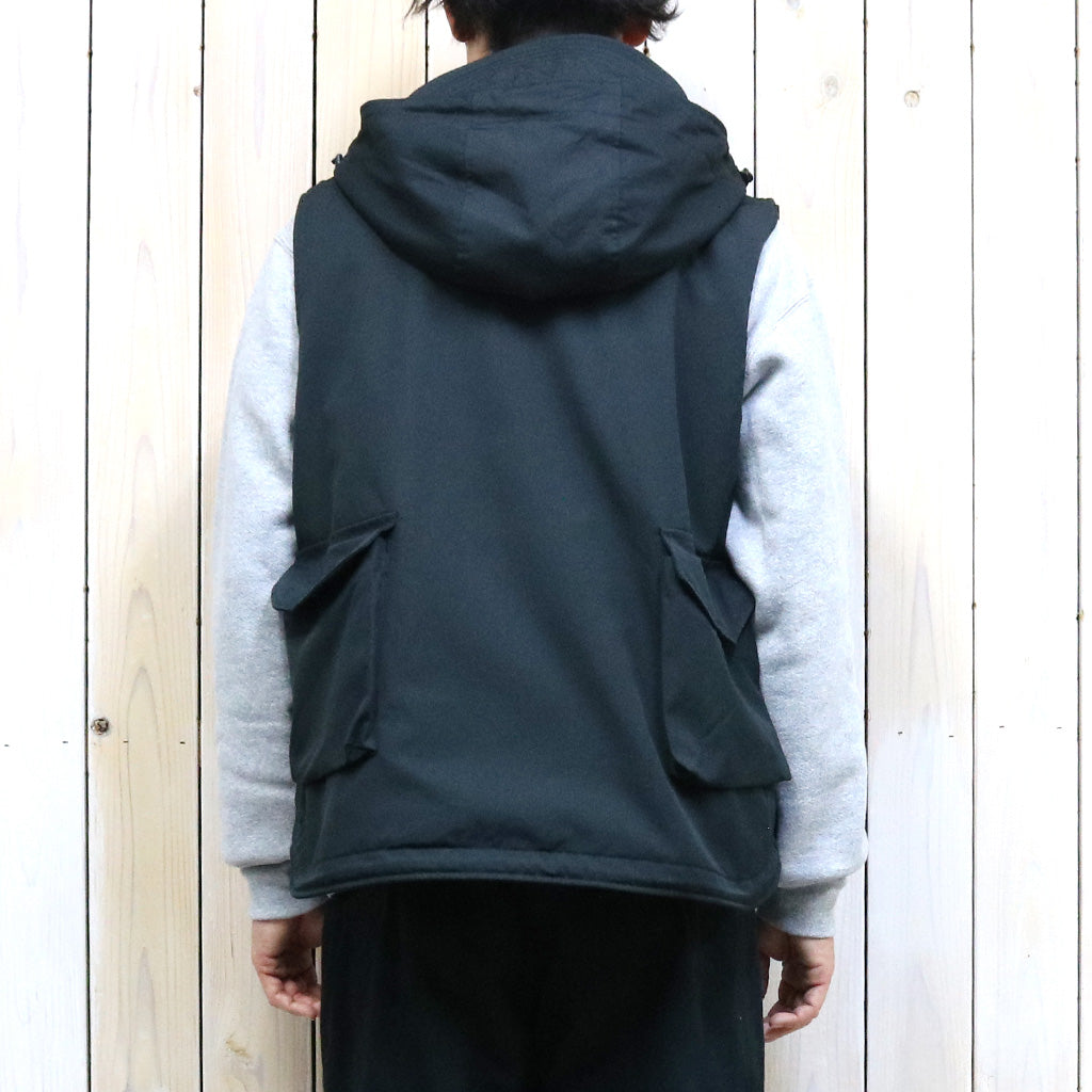 ENGINEERED GARMENTS : Field Vest-PC Poplin (Black)