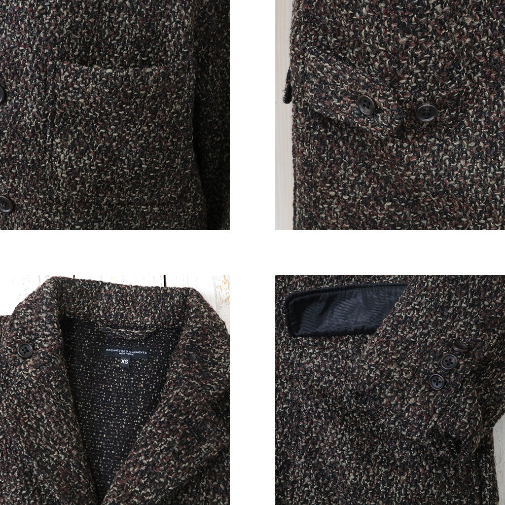 ENGINEERED GARMENTS : Loiter Jacket-Polyester Wool Tweed Boucle