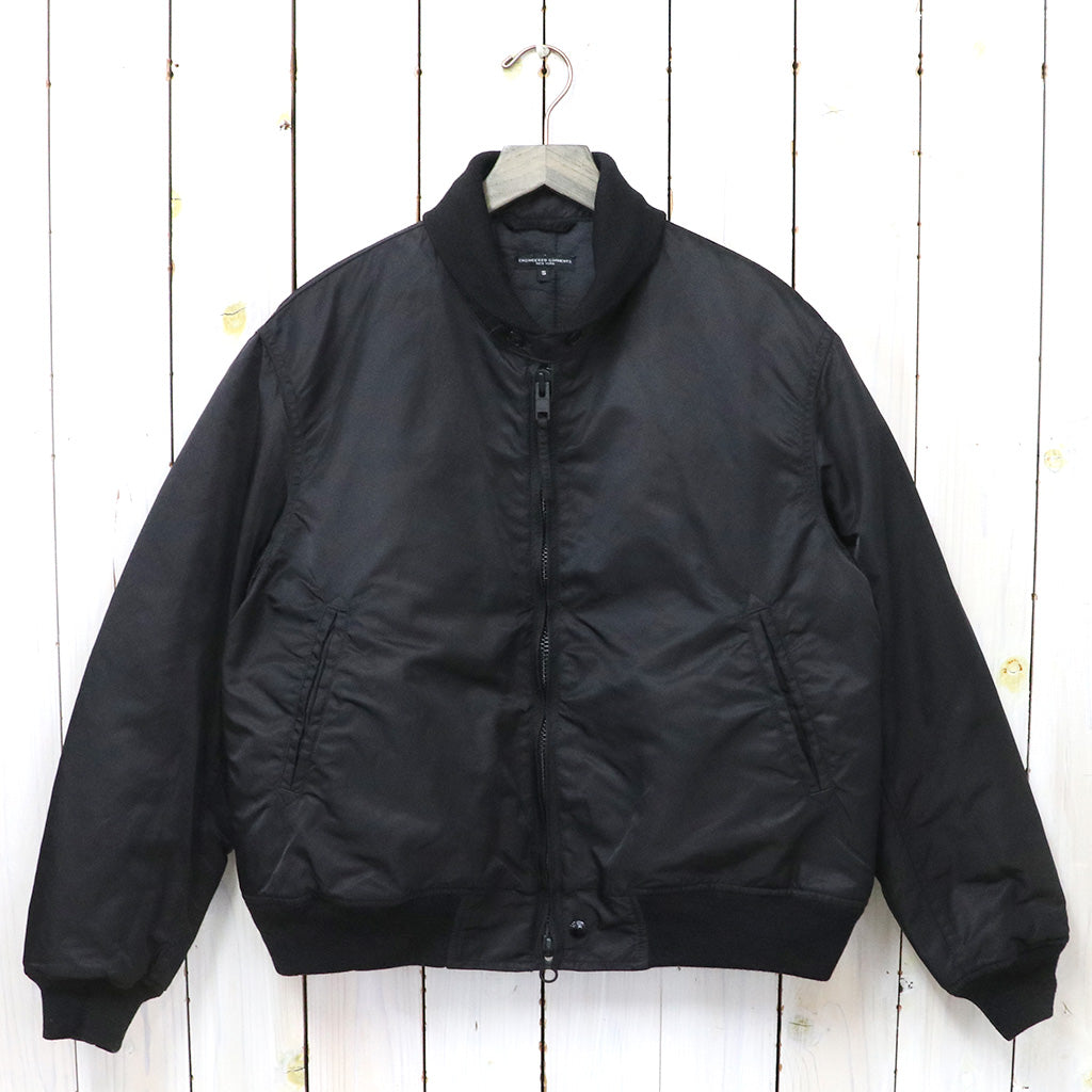 ENGINEERED GARMENTS : LL Jacket-Flight Satin Nylon (Black