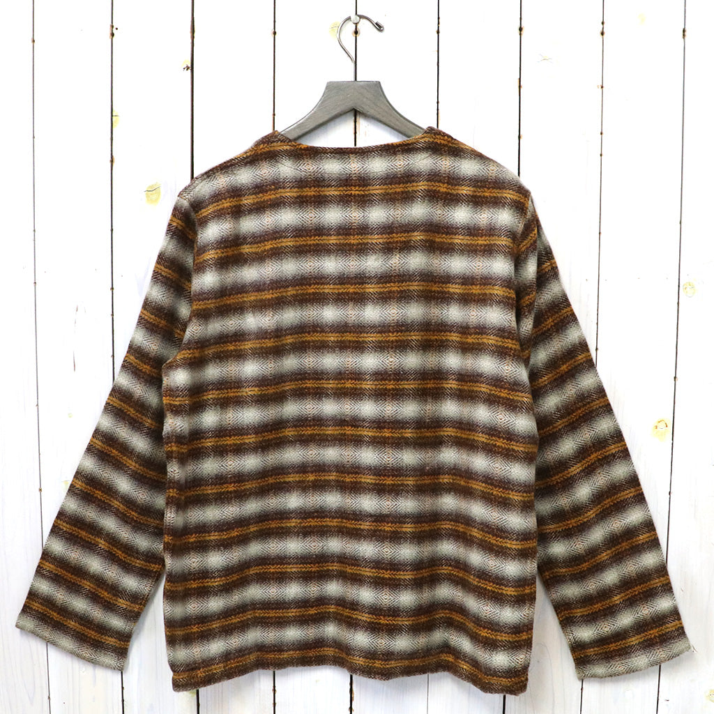 SOUTH2 WEST8『V Neck Jacket-Acrylic Plaid』(Yellow/Brown)