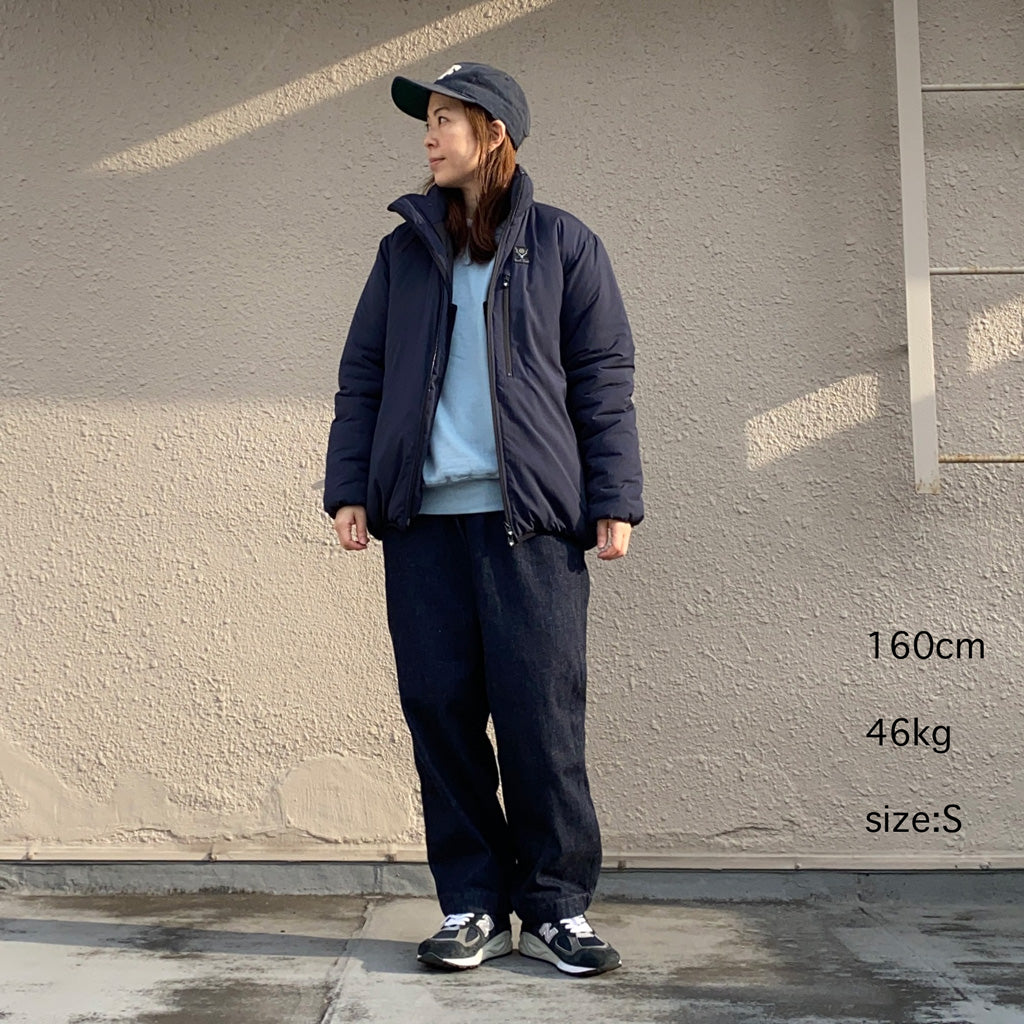 SALE30%OFF】SOUTH2 WEST8『Insulator Jacket-Poly Peach Skin』(Navy