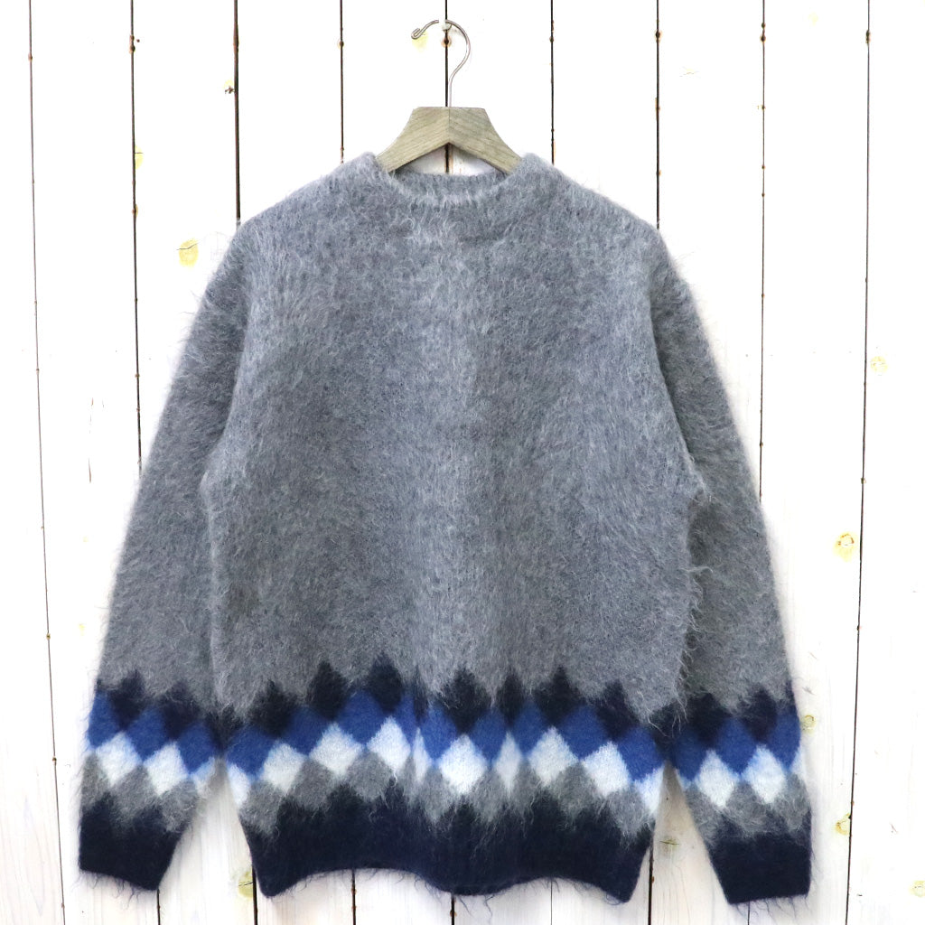 AiE『Mohair Mock Neck Sweater-Diamond』(Grey)
